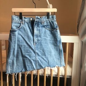 Classic Rag and Bone jean skirt